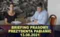 Briefing prezydenta Pabianic 2021-08-13