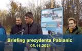 Briefing prezydenta Pabianic 2021-11-05