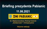 Briefing prezydenta Pabianic 2021-06-11