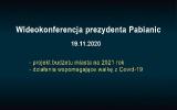 Wideokonferencja prezydenta Pabianic 2020-11-19
